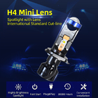 H4 Mini Lens Led Headlight Bulbs 45W Hi Low Beam Led Projector Headlights H4 Car Led Headlight