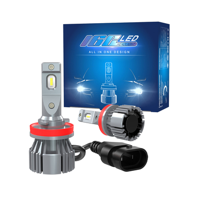 H4 Led Moto Auto Headlight 6500K White 9003 Hb2 All In One Fan High Low Beam Car Lights