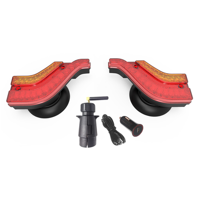 Dc 12Volt Wireless Trailer Magnetic Towing Lights Kits Led Tail Light