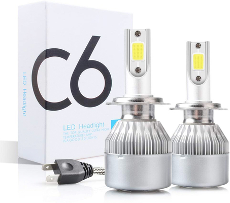 C6 Car LED Light Bulb 6500K 8000Lm Super Bright Headlight H4 H7 H11 H13