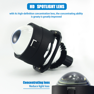 Etclite 2.5 inch Car Led Projector Lens Bulbs Universal 5500K Bi-Led High Canbus Projector Led Headlight For Car