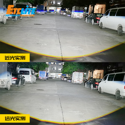 Etclite 2.5 inch Car Led Projector Lens Bulbs Universal 5500K Bi-Led High Canbus Projector Led Headlight For Car